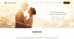 Desktop Screenshot of dudaeventos.com.br